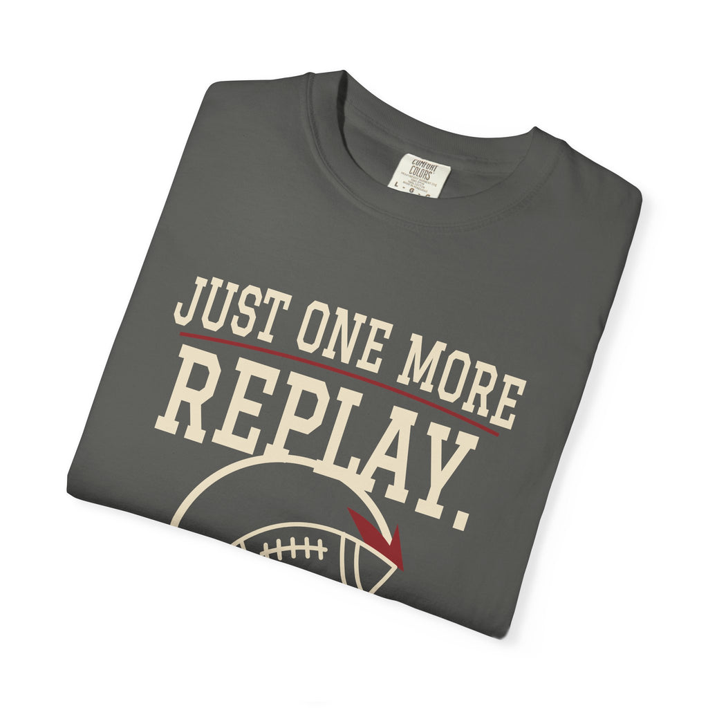Just One More Replay — Indiana Football — Pepper Fan Tee