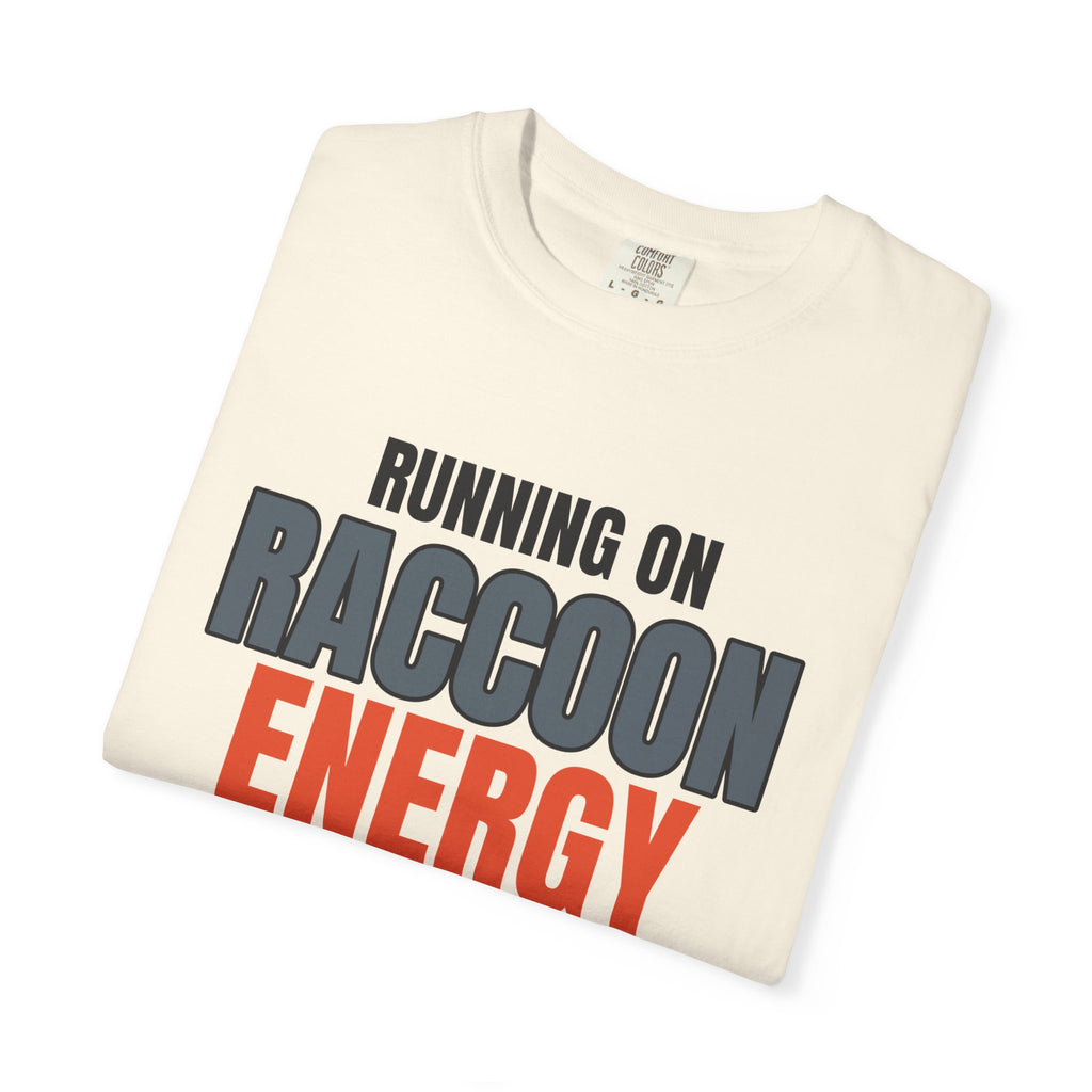 Running on Raccoon Energy Tee | Funny Trash Panda Shirt