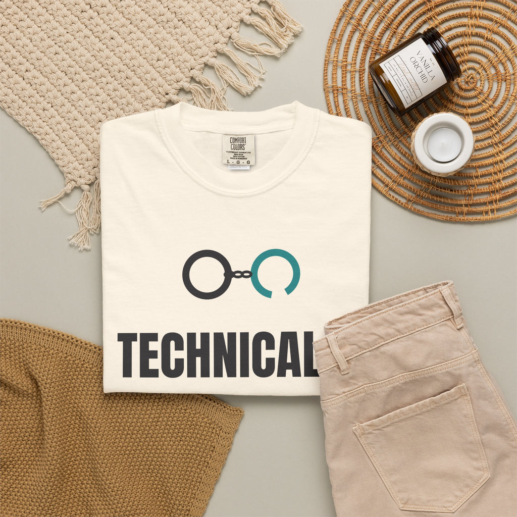 Technically I Could Just Leave. Tee | Funny Stuck By Choice Shirt