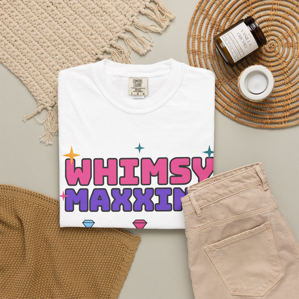 Whimsymaxxing Tee | More Is More Maximalist Sparkle Shirt