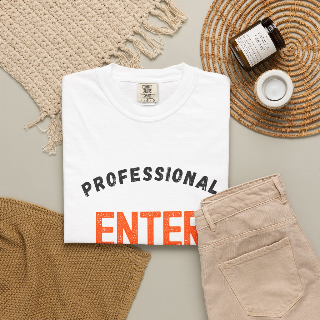 Professional Enter Presser Tee | Funny AI Work Burnout Shirt