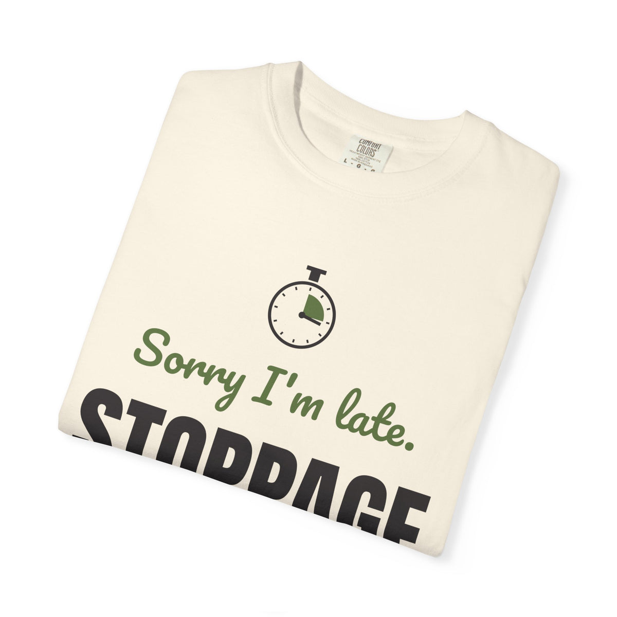 Sorry I'm Late. Stoppage Time. Tee | Funny Soccer Fan Shirt