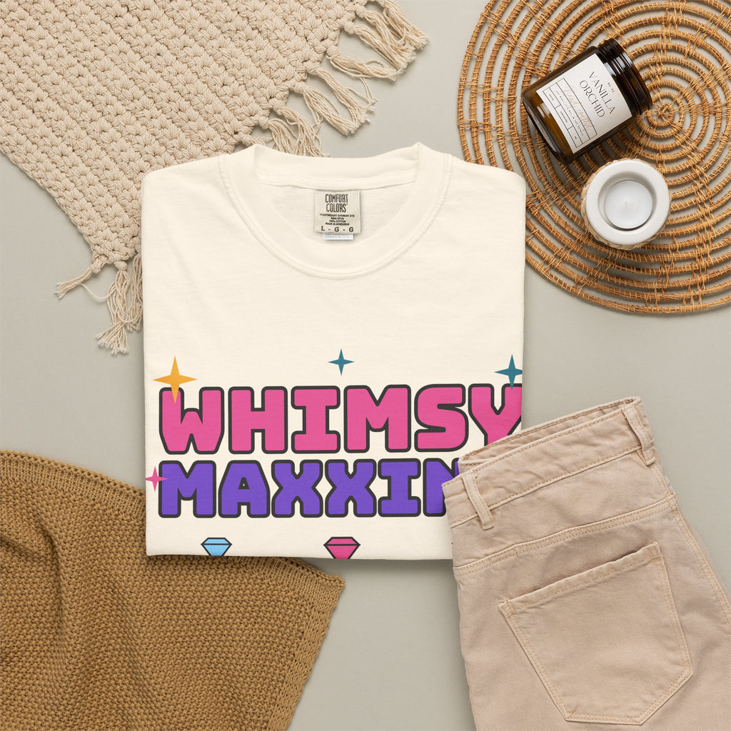 Whimsymaxxing Tee | More Is More Maximalist Sparkle Shirt