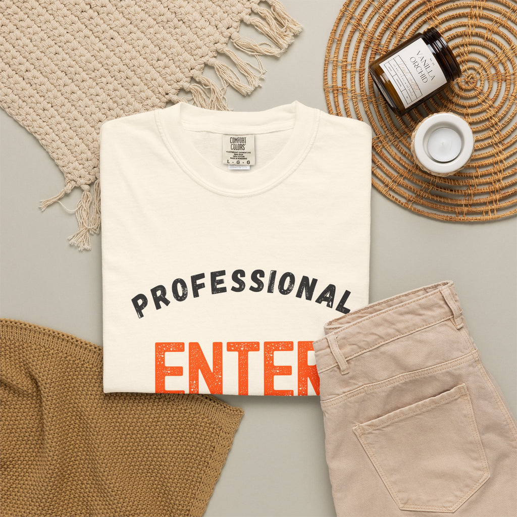 Professional Enter Presser Tee | Funny AI Work Burnout Shirt