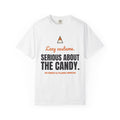 Lazy Costume. Serious About the Candy. Tee | Funny Halloween Shirt
